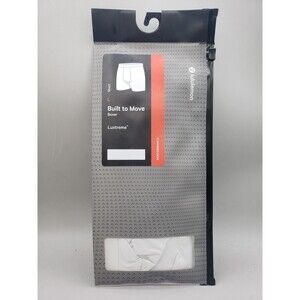 Lululemon Built to Move Short Boxer Size Large Grey LM9AKDS Brief Luxtreme 5in